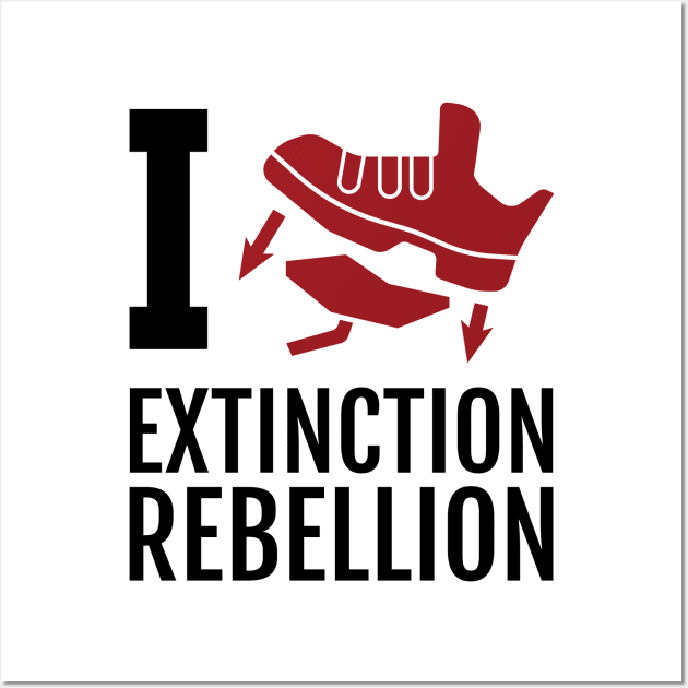 anti climate protest. i gaspedal extinction rebellion. Satire. Wall Art by JJadx